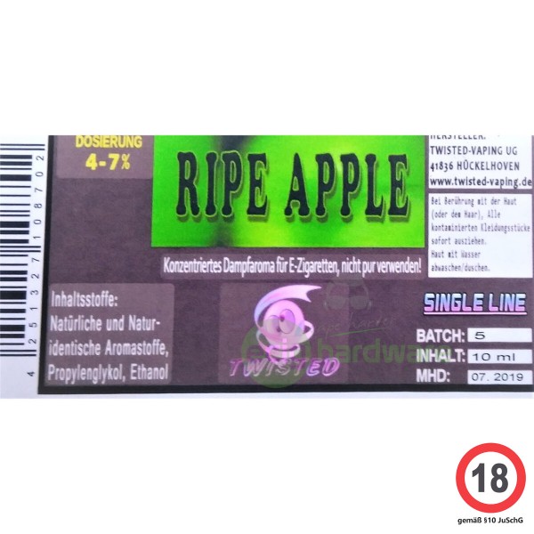Twisted Ripe Apple