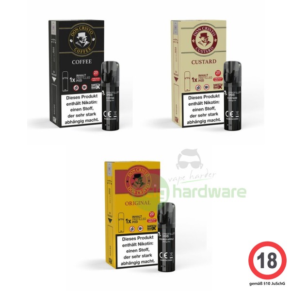 Don Christo Prefilled Pod (Elfa kompatibel) 1er Pack 20mg