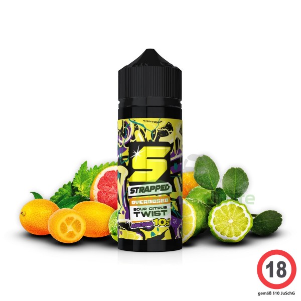 Strapped Overdosed Sour Citrus Twist 10ml Aroma