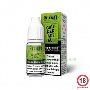 INTENSE Grüner Apfel 10ml Nikotinsalz Liquid