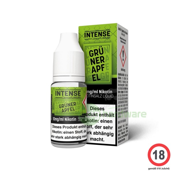 INTENSE Grüner Apfel 10ml Nikotinsalz Liquid
