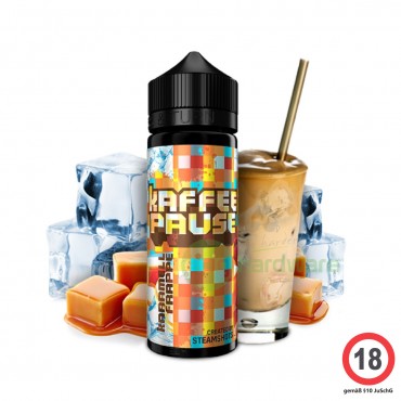 KAFFEEPAUSE by Steamshots Karamell Frappé Ice 10ml Aroma