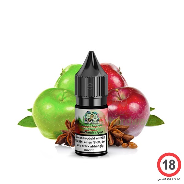 Dampfdidas Doppelapfel Shisha 10ml Nikotinsalz Liquid