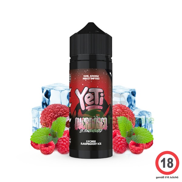 YETI - Overdosed Lychee Raspberry Ice 10ml Aroma