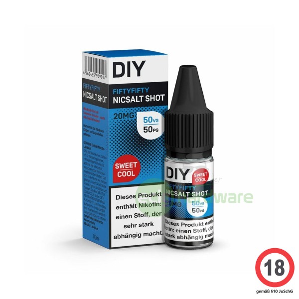 DIY Nikotinsalz Sweet & Cool 50/50 20mg 10ml