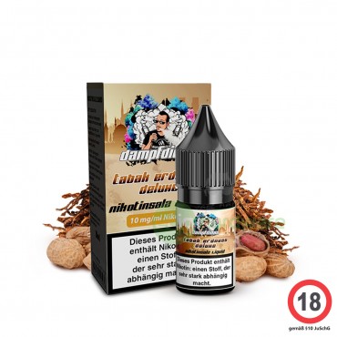 Dampfdidas Tabak Erdnuss Deluxe Nikotinsalz Liquid