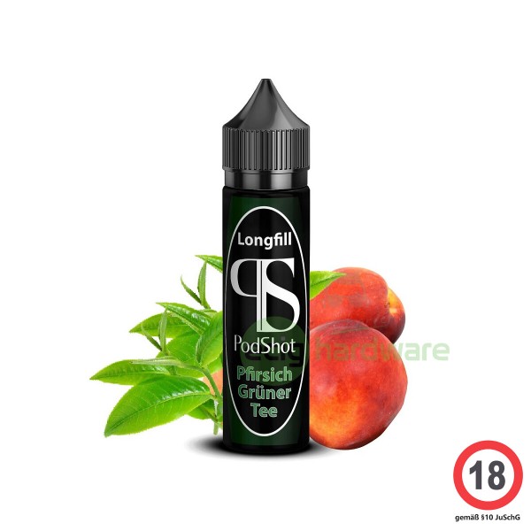 PodShot Pfirsich Grüner Tee 5ml Aroma