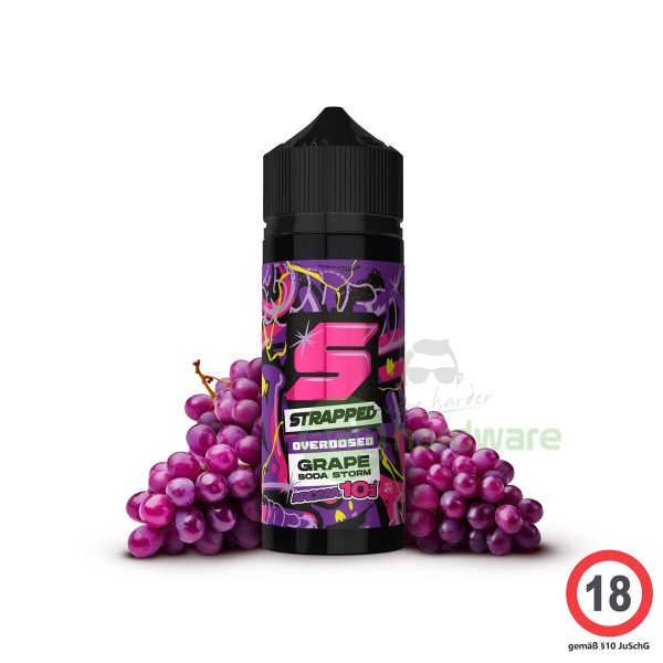 Strapped Overdosed Grape Soda Storm 10ml Aroma