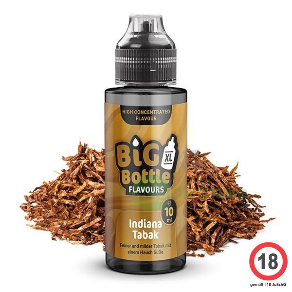 Big Bottle Indiana Tabak 10ml Aroma