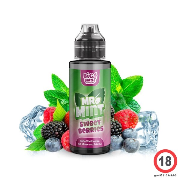 Big Bottle Mr. Mint Sweet Berries 10ml Aroma