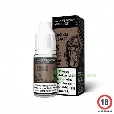 Virginia Tobacco 10ml Hybrid Nikotinsalz Liquid