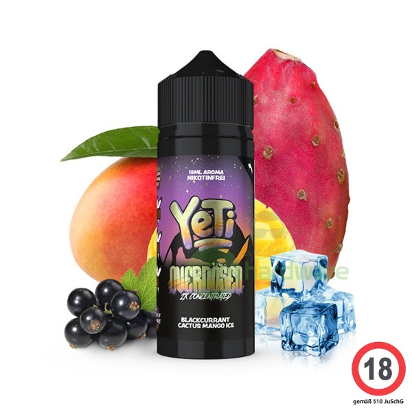 YETI - Overdosed Blackcurrant Cactus Mango Ice 10ml Aroma