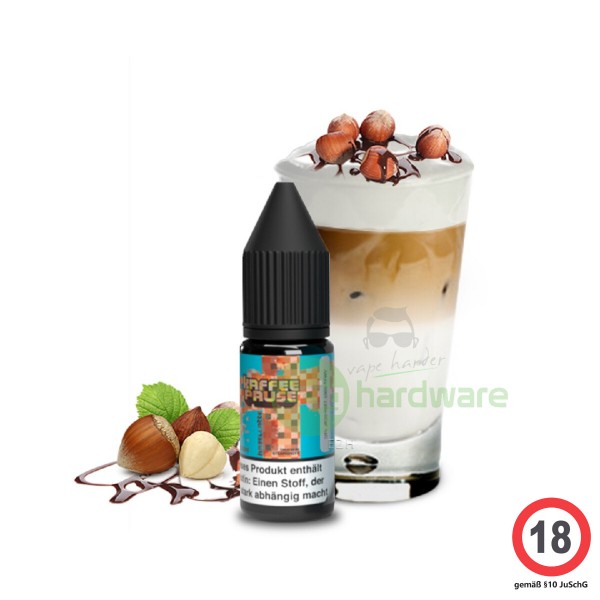 Kaffeepause Hazellatte 10ml Nikotinsalz Liquid 20mg