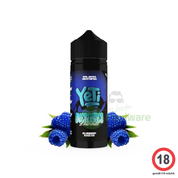 YETI - Overdosed Blueberry Razz Ice 10ml Aroma