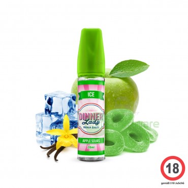 Dinner Lady Sweets Ice Apple Sours 20ml Aroma