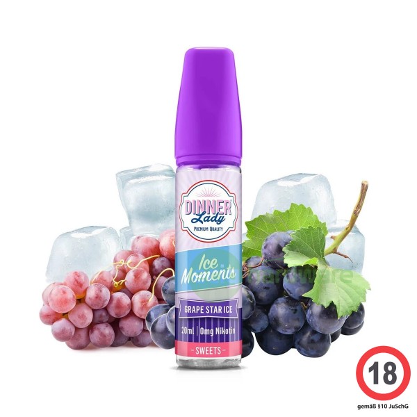 Dinner Lady Moments Grape Star Ice 20ml Aroma