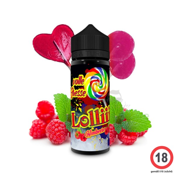 LÄDLA JUICE Volle Fresse Himbeerlolliii 10ml Aroma