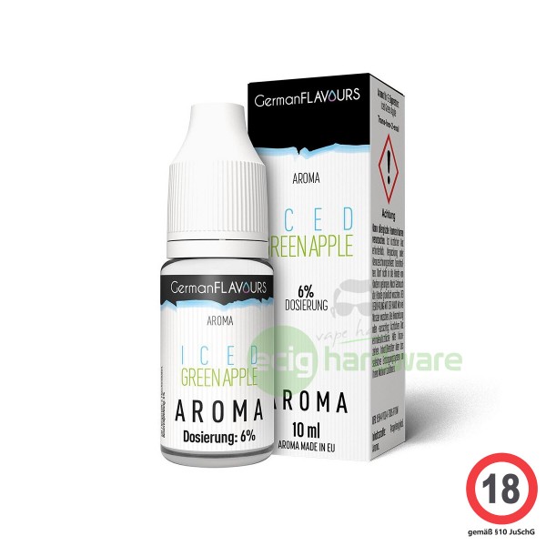 German Flavours Iced Green Apple 10ml Aroma