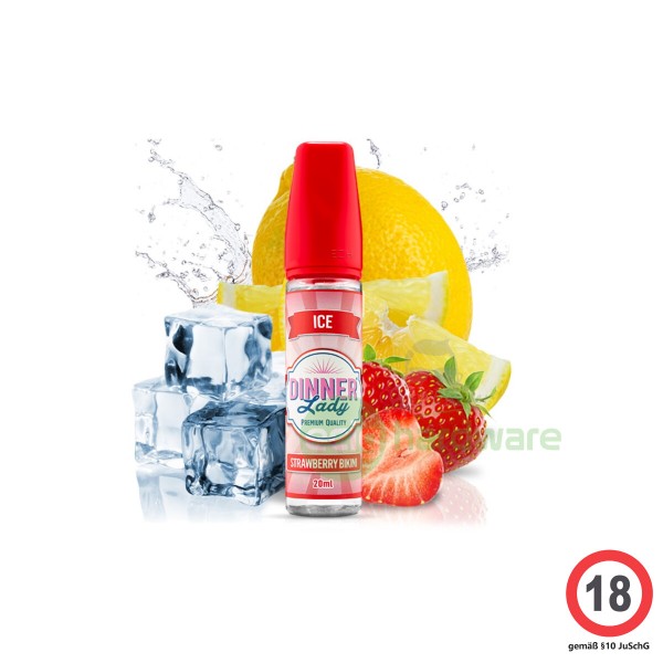 Dinner Lady Ice Strawberry Bikini 20ml Aroma