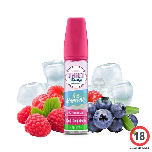 Dinner Lady Moments Razz Blue Ice 20ml Aroma