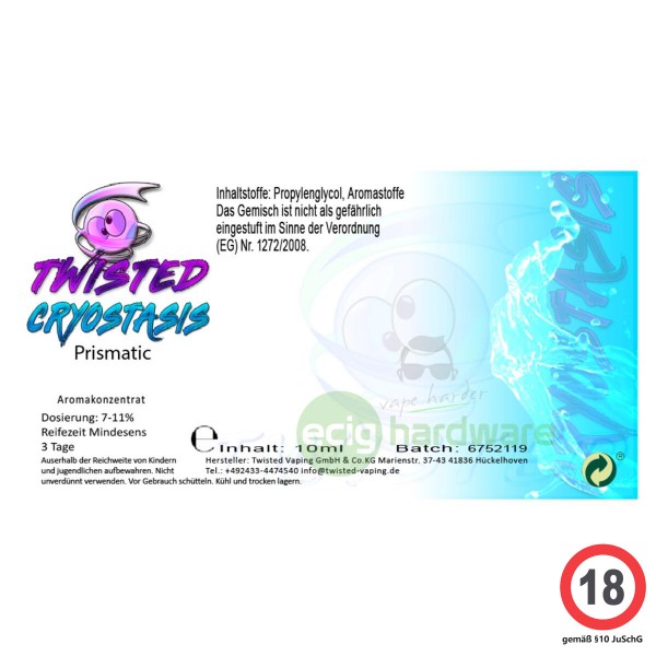 Cryostasis Prismatic 10ml