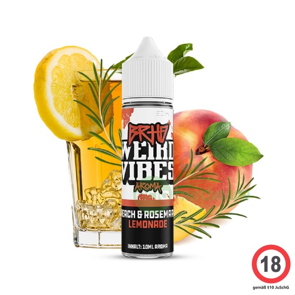 Barehead Weird Vibes Peach & Rosemary Lemonade 10ml Aroma