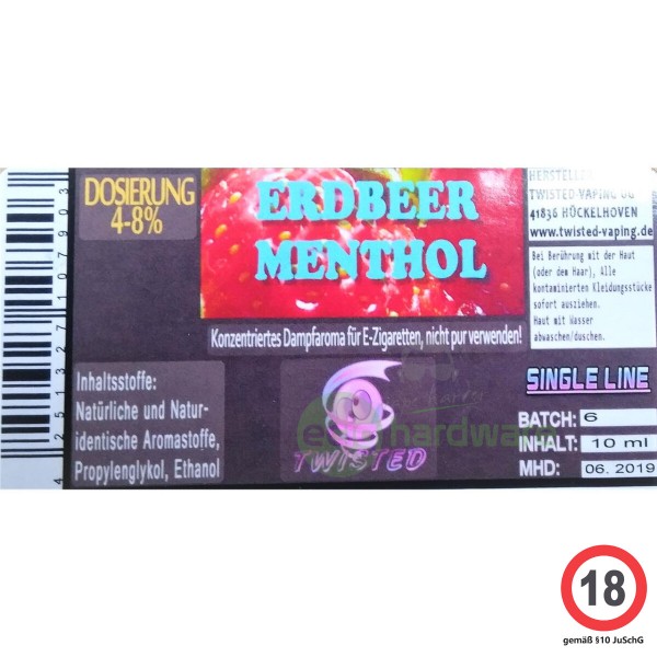 Twisted Erdbeer Menthol
